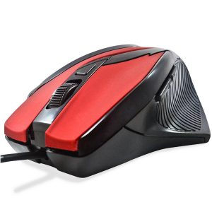Mouse Gamer USB MS-26 Vermelho 800/1200/1600/2400 DPI
