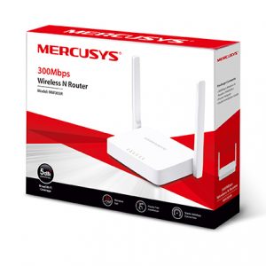 Roteador Mercusys MW305R Wireless 300Mbps 4 portas 10/100Mbps 2 Antenas 5dBi