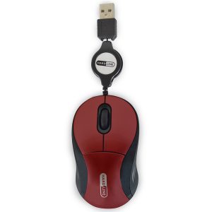 Mouse Retrátil MRT Vermelho – Hardline