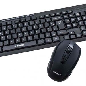 KIT TECLADO E MOUSE WIRELESS EO-501 – EVOLUT