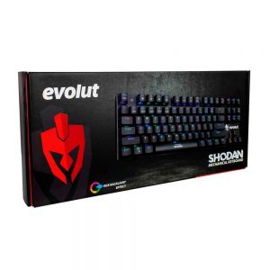 TECLADO GAMER MECANICO EG-203RG SHODAN – EVOLUT